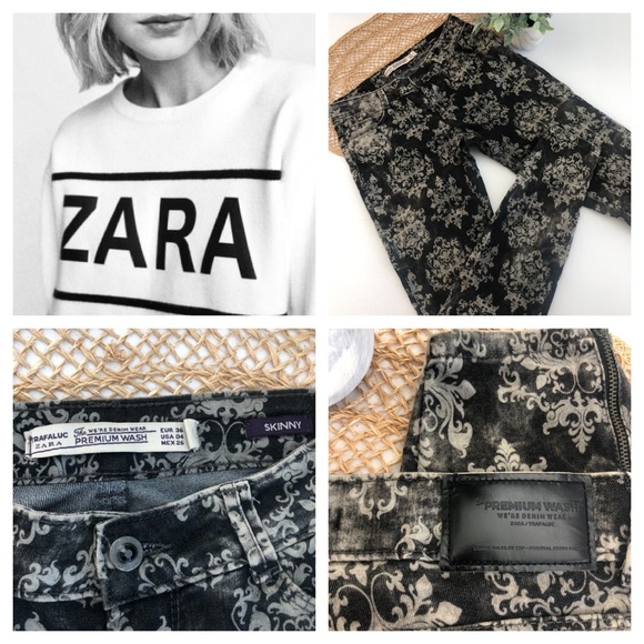 Zara Trafulac Premiun Skinny Jeans Stretch Size 4 - Picture 1 of 9